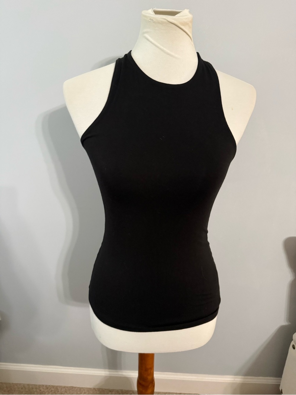 Carly Jean Classic Black Racerback Tank Top - Women's